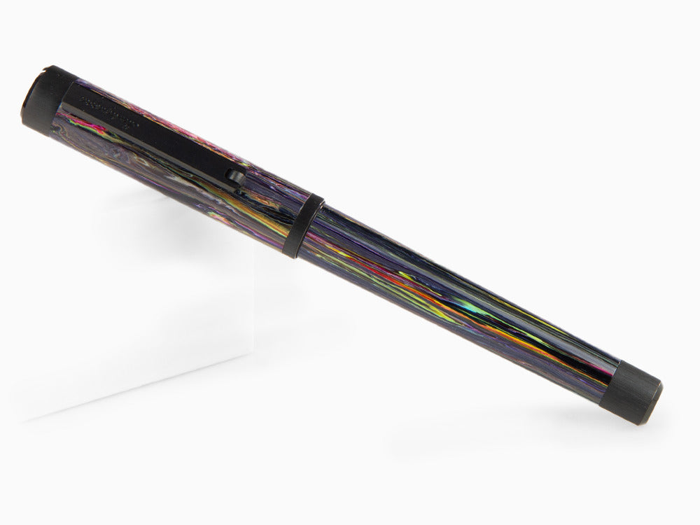 Montegrappa Zero Zodiac Aquarius Füllfederhalter, Stahl, ISZEZ-IC-V1