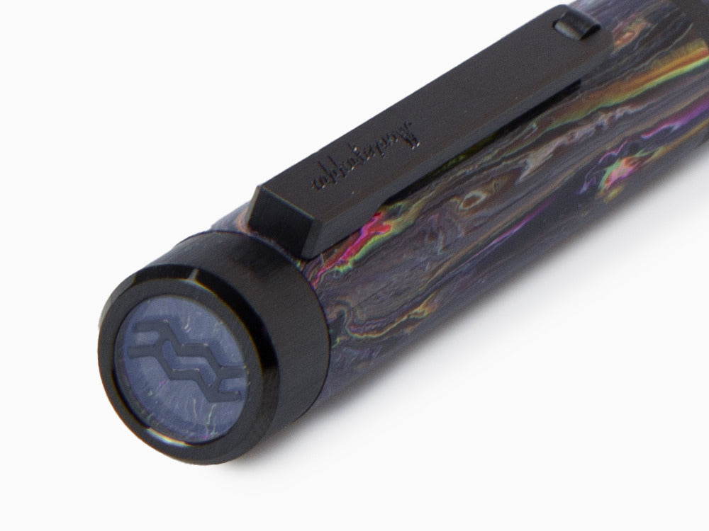 Montegrappa Zero Zodiac Aquarius Füllfederhalter, Stahl, ISZEZ-IC-V1