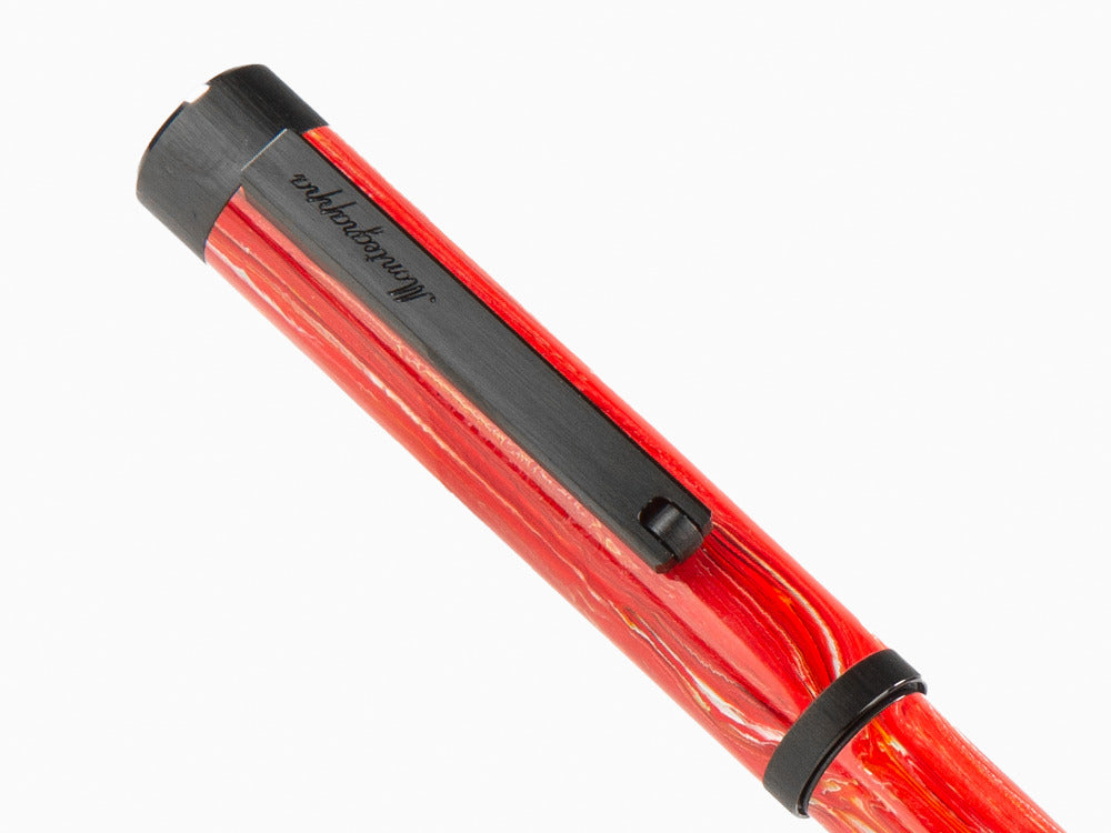 Montegrappa Zero Zodiac Aries Kugelschreiber, Rot, Edelstahl PVD, ISZEZBIC-R3