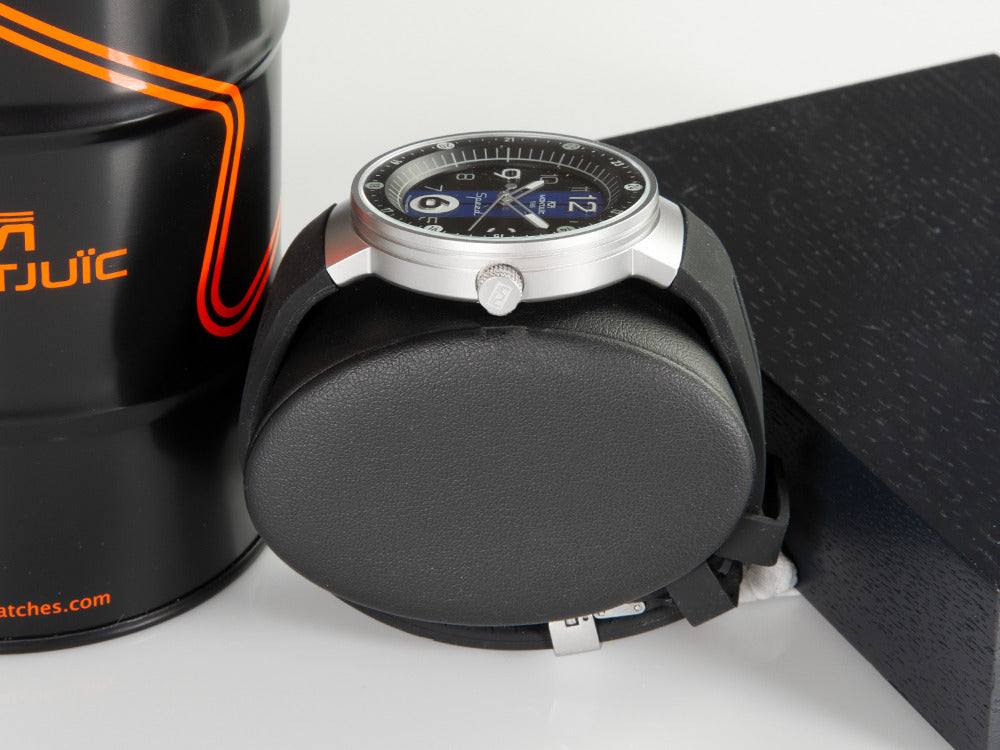 Montjuic Sport Quartz Uhr, Edelstahl 316L , Schwarz, 43 mm, MJ1.0703.S