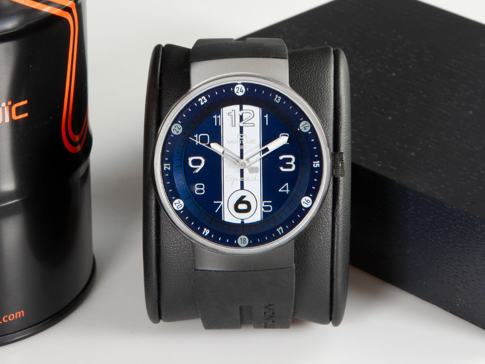 Montjuic Special Quartz Uhr, Edelstahl 316L , Blau, 43 mm, MJ1.1004.S