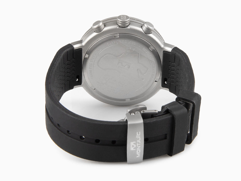 Montjuic Speed Chronograph Quartz Uhr, Edelstahl 316L , Grün, 45 mm, MJ2.0404.S