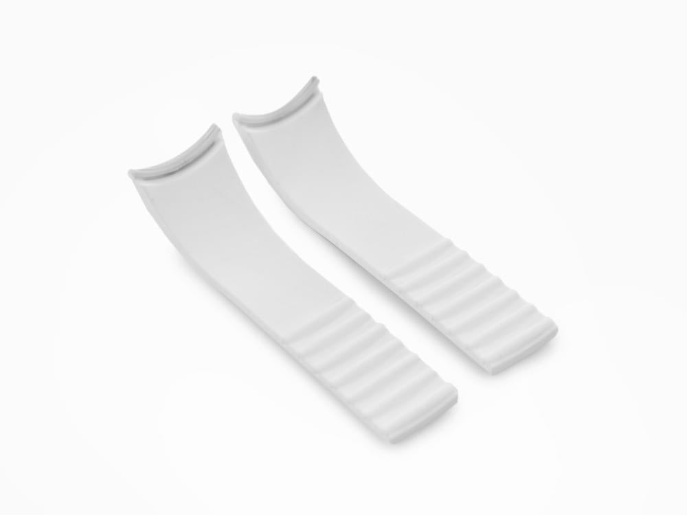 Momo Design Accesorios Armband, Kautschukband, Weiss, MD187WH-BL