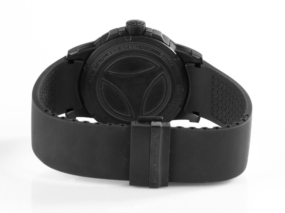 Momo Design Pilot Pro Crono Quarzo Uhr, PVD, Chronograph, 46mm., MD2164BK-41