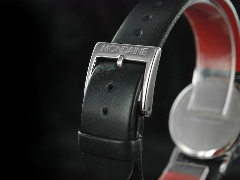 Mondaine SBB Classic Quartz Uhr, polierter Edelstahl, Mineral Glas, 30mm