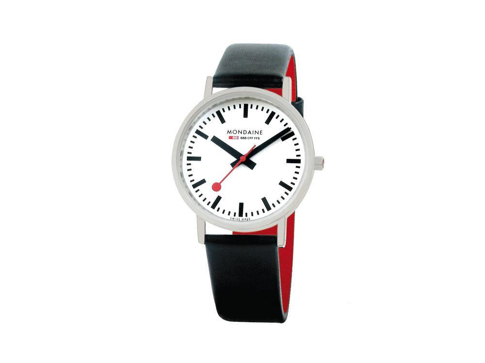 Mondaine SBB Classic Quartz Uhr, Mineral Glas, 36mm. A660.30314.16SBB