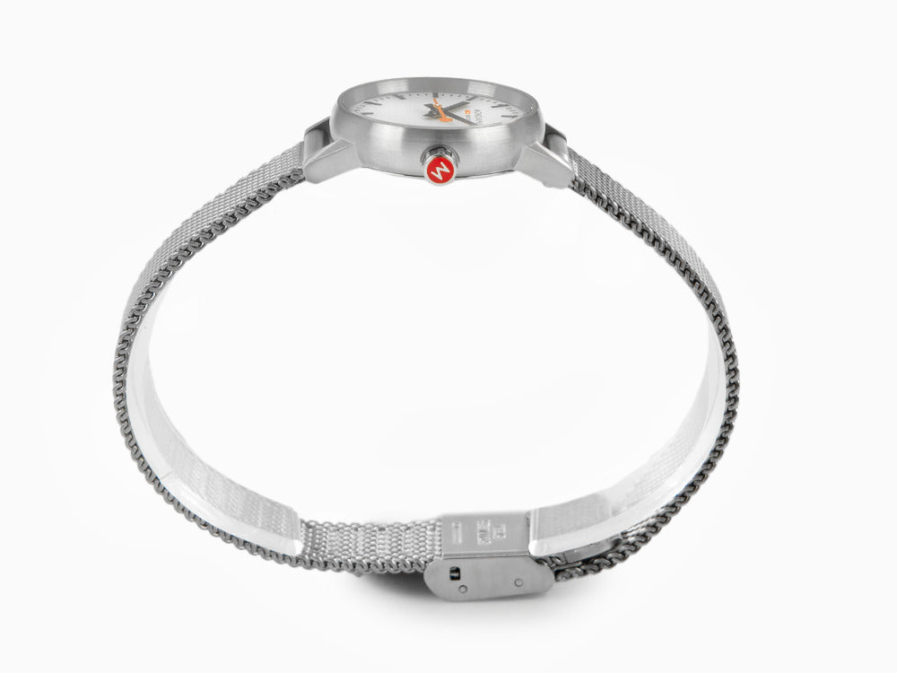 Mondaine SBB Evo2 Petite Quartz Uhr, Weiss, 26mm, MSE.26110.SM