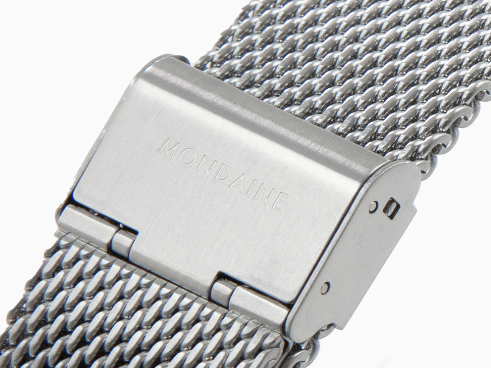 Mondaine SBB Evo Quartz Uhr, Weiss, 43 mm MSE.43110.SJ