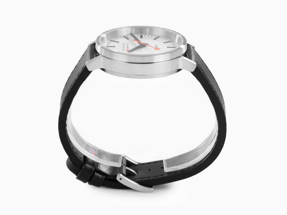 Mondaine Classic Original Automatik Uhr, Weiss, 41 mm, MST.4161B.LB