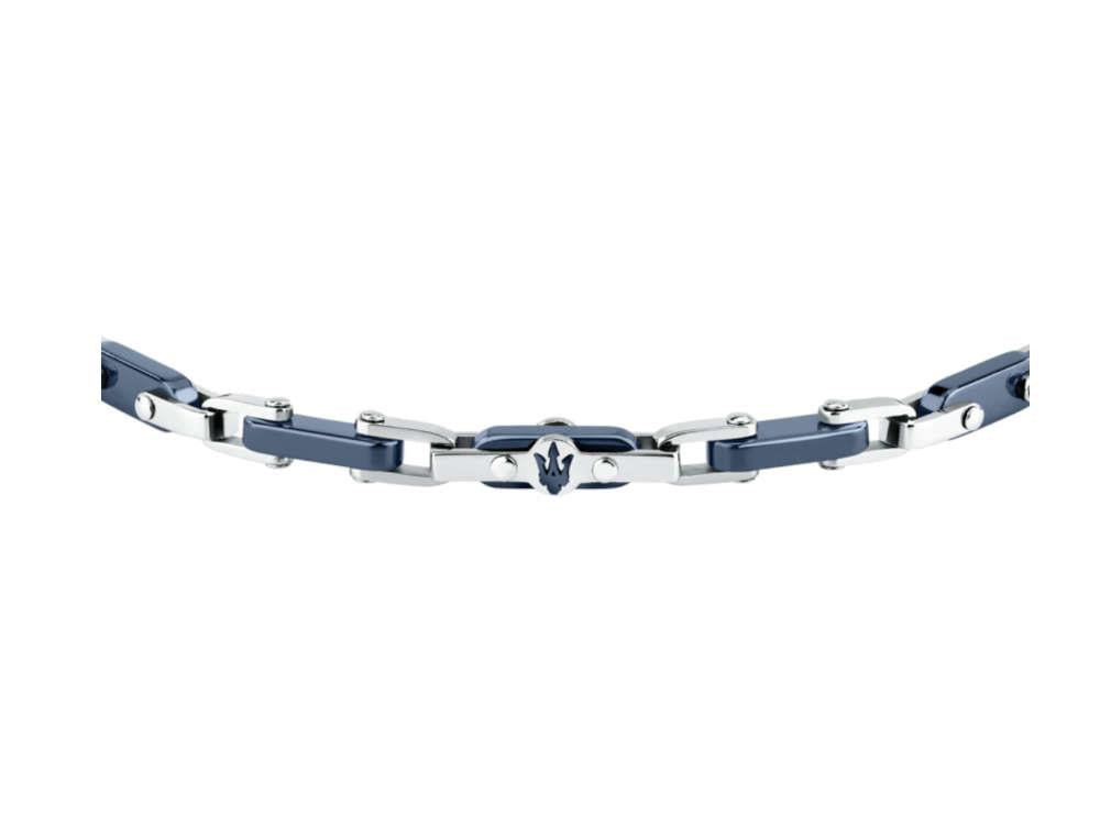 Maserati Gioielli Ceramic Armband, Edelstahl, Blau, JM226ATZ76