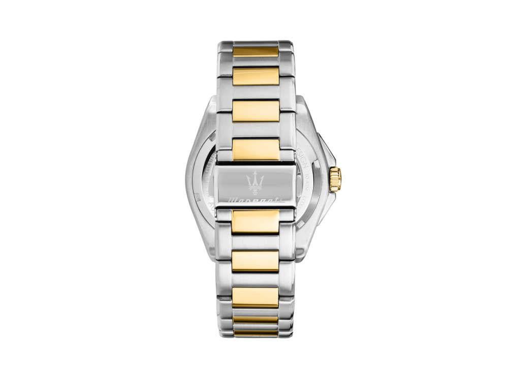 Maserati Velocitá Automatik Uhr, PVD Gold, Schwarz, 41 mm, R8823152001