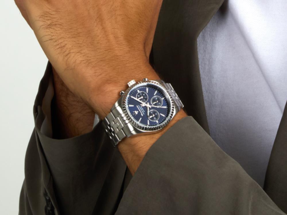 Maserati Competizione Quartz Uhr, Blau, 41 mm, Mineral Glas R8853100051