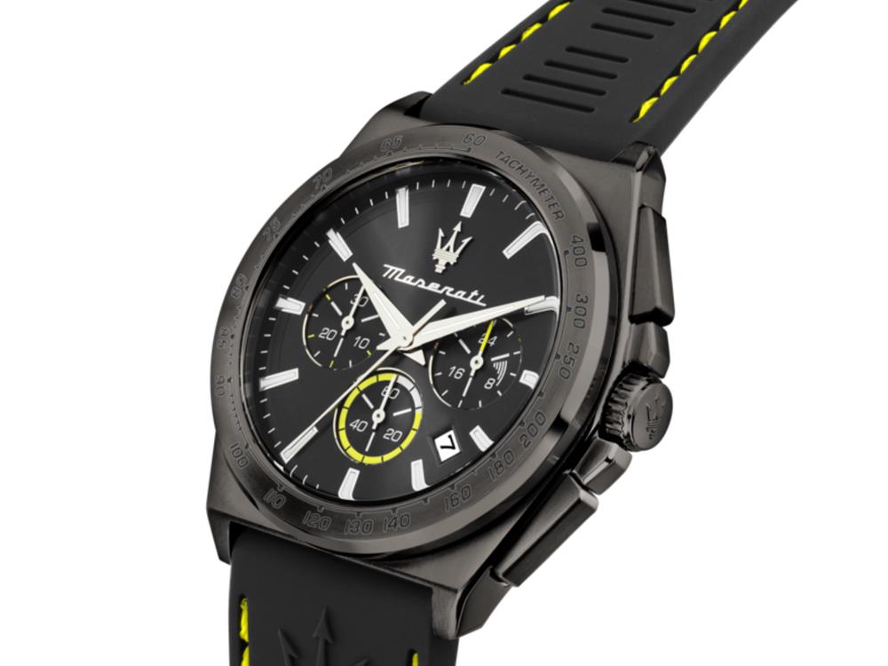 Maserati Velocitá Quartz Uhr, Schwarz, 43 mm, R8871606006