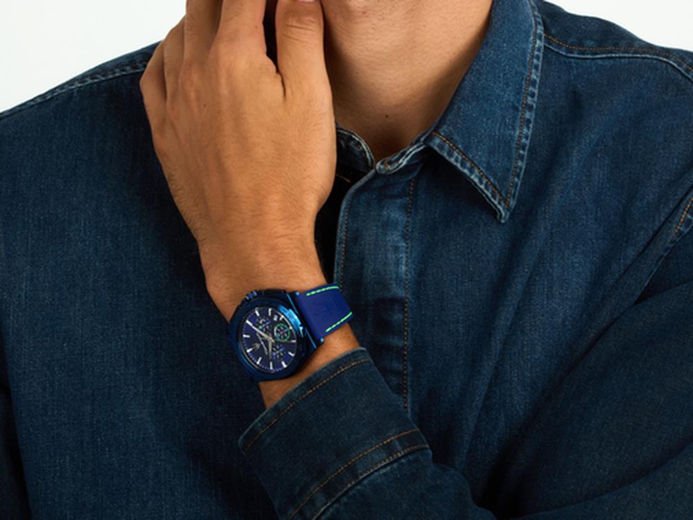 Maserati Velocitá Quartz Uhr, Blau, 43 mm, R8871606007
