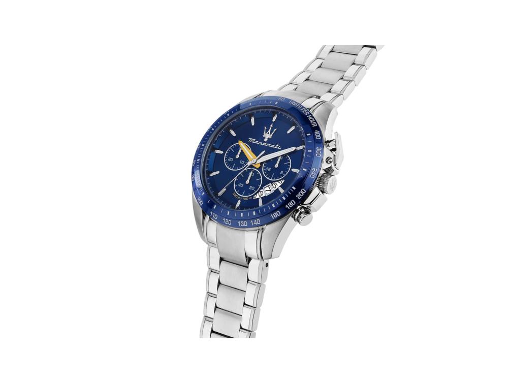 Maserati Modena Edition Quartz Uhr, Blau, 45 mm, Mineral Glas R8871612039