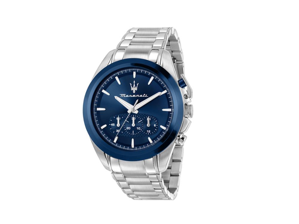 Maserati Traguardo Quartz Uhr, Blau, 43 mm, R8873612067