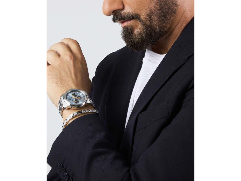 Maserati Successo Quartz Uhr, Hellblau, 42 mm, Mineral Glas R8873621045