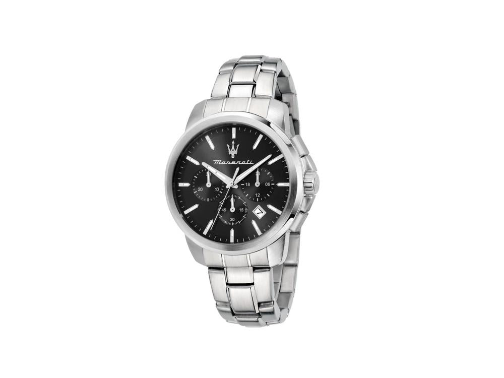 Maserati Successo Quartz Uhr, Schwarz, 42 mm, Mineral Glas R8873621046