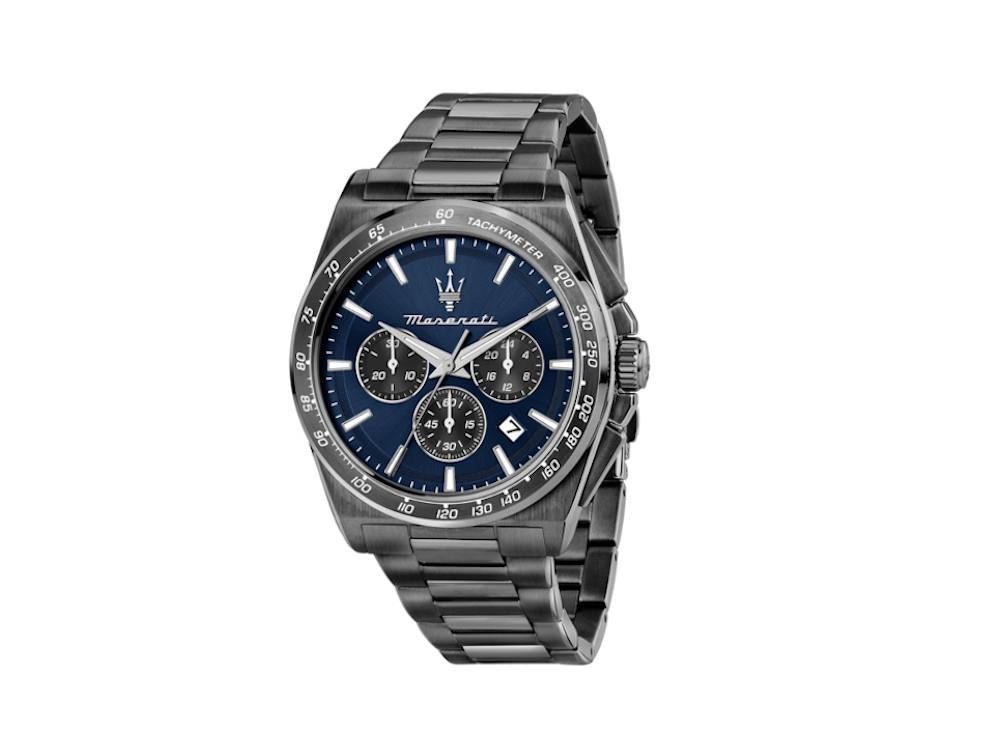 Maserati Velocitá Quartz Uhr, Blau, 43 mm, R8873652015