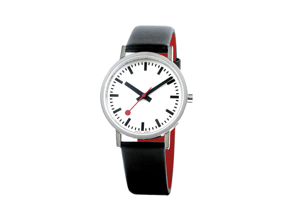 Mondaine Classic Pure Quartz Uhr, Weiss, 36mm, A660.30314.16OM
