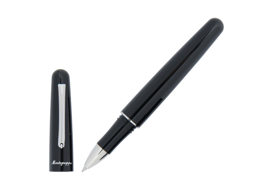Montegrappa Elmo 01 Roller, Schwarzes Edelharz, ISEORRAC