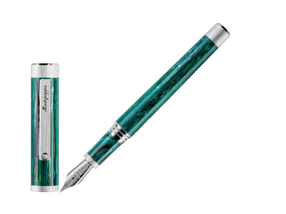 Montegrappa Zero Zodiac Sagittarius Füllfeder, Grün, ISZEZ-IP-G10