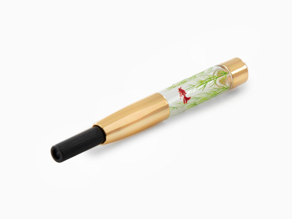 Nakaya Accesorios Konverter Maki-e converter, Gold fishes and plant