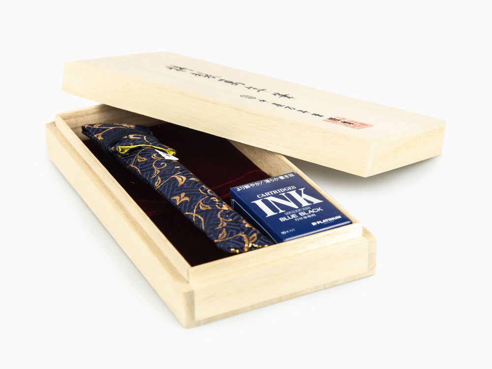 Nakaya Cigar Portable Arai Shu Füllfederhalter, Urushi Lack