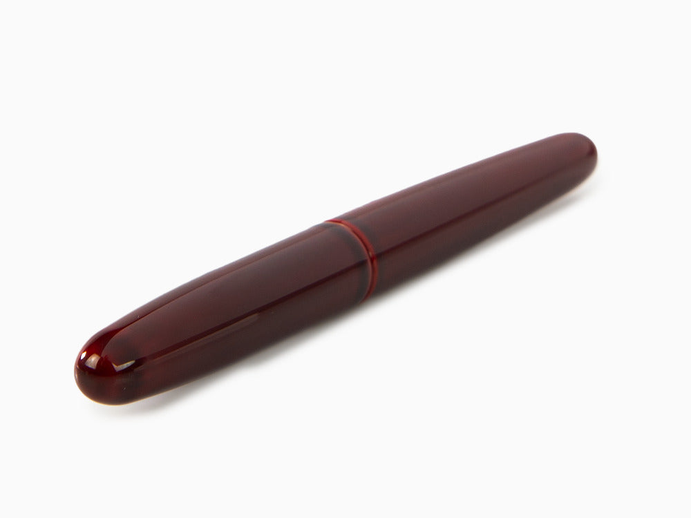 Nakaya Cigar Portable Füllfederhalter, Aka-Tamenuri, 14kGold, Italic Nib