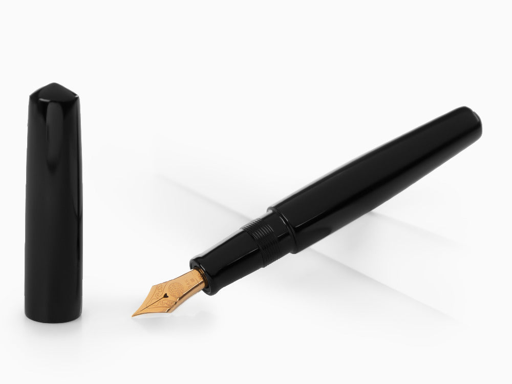 Nakaya Cigar Kuro-Roiro Füllfederhalter Piccolo, Schwarz, Roségold