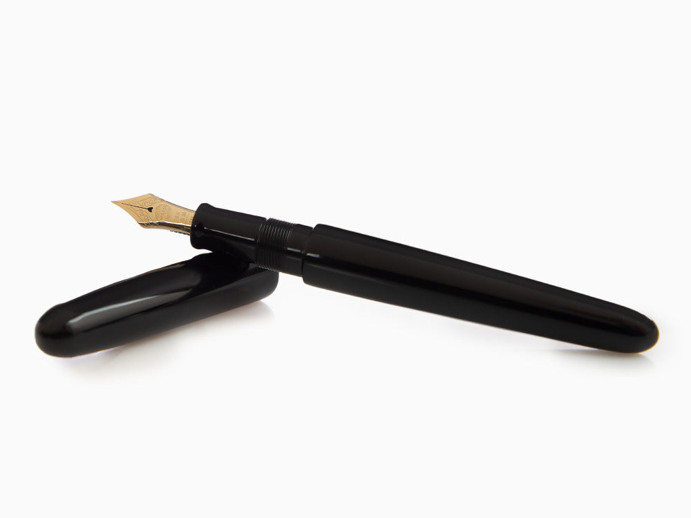 Nakaya Cigar Kuro-Roiro Portable Black Füllfederhalter, Schwar