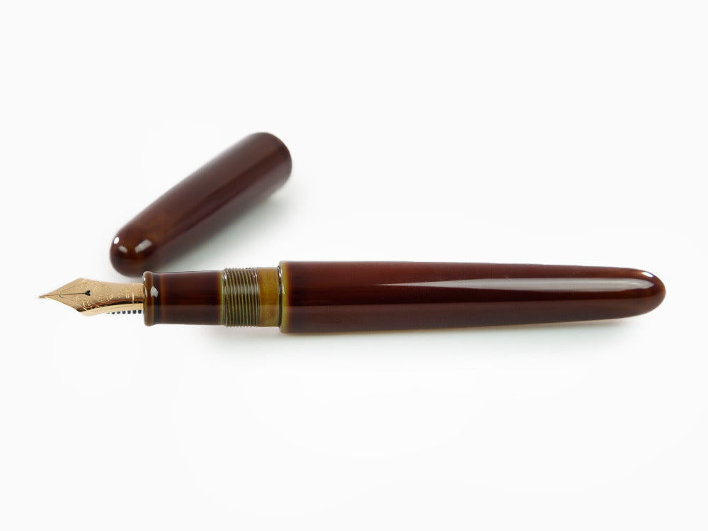 Nakaya Cigar Heki-Tamenuri Füllfederhalter, Portable, Ebonite