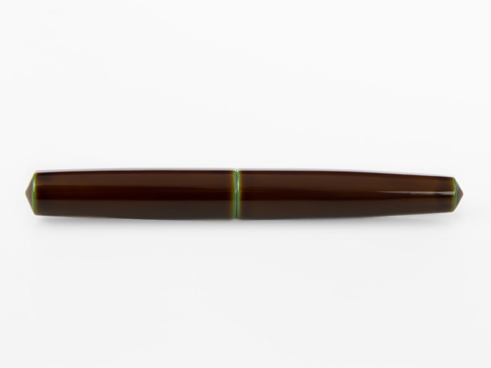 Nakaya Cigar Füllfederhalter Piccolo, Heki-Tamenuri, 14K Gold - Rhodium