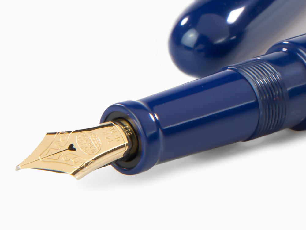 Nakaya Cigar Long Kikyo Füllfederhalter, Naturkautschuk und Urushi Lack