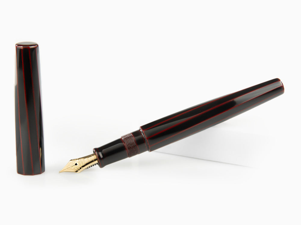 Nakaya Cigar Füller Kuro-Tamenuri, Decapod (TW), Naturkautschuk, Urushi