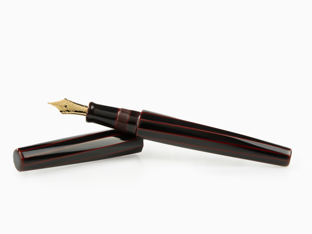 Nakaya Cigar Füller Kuro-Tamenuri, Decapod (TW), Naturkautschuk, Urushi