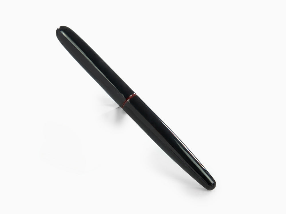 Nakaya Cigar Füllfederhalter Long, Kuro-Tamenuri, Ebonite, Music