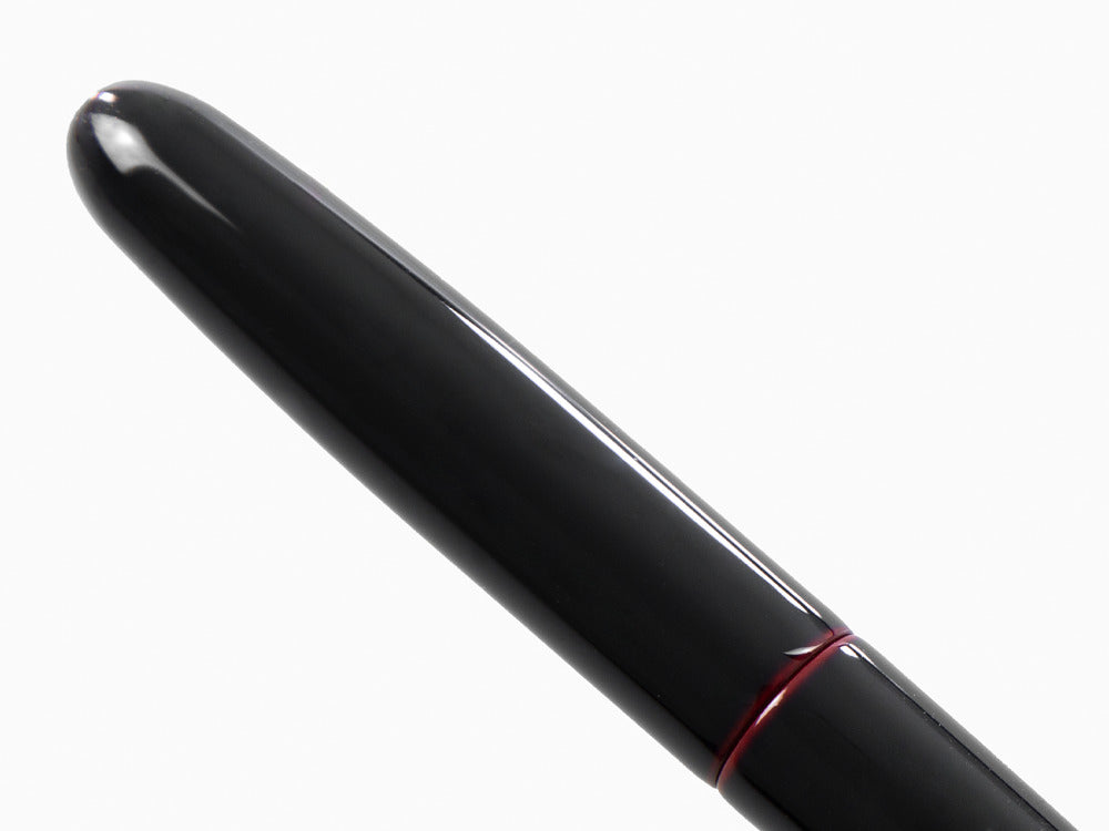 Nakaya Cigar Portable Füller, Kuro-Tamenuri, Ebonite, Elastische Feder