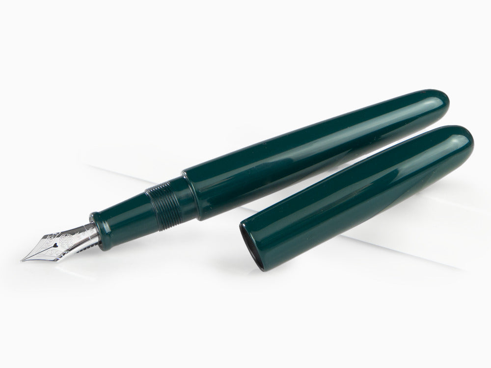 Nakaya Cigar Füllfederhalter Portable, Midori, Ebonite,14K Gold/Rhodium