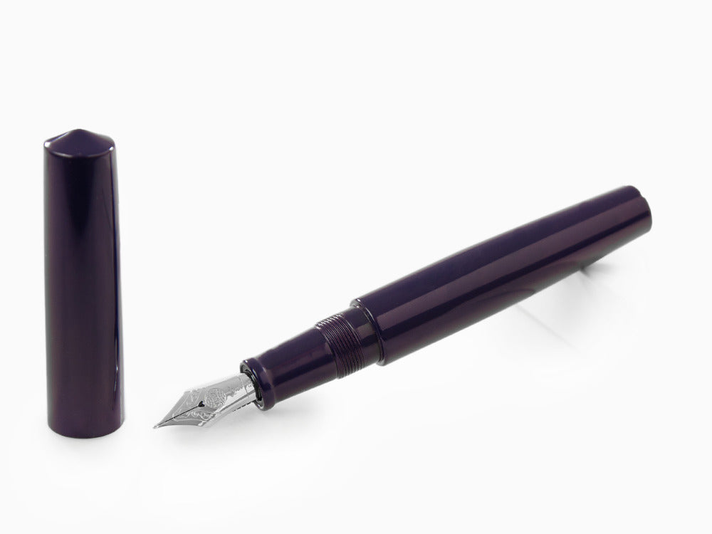 Nakaya Cigar Füllfederhalter 160mm., Shobu, Urushi, Rhodium