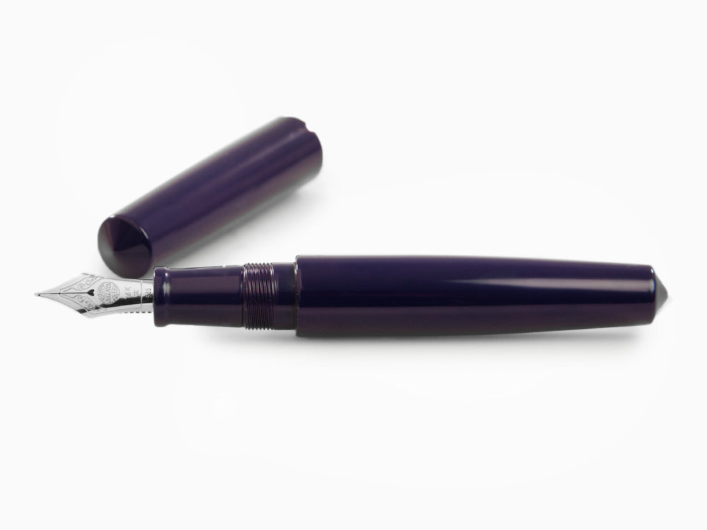 Nakaya Cigar Füllfederhalter 160mm., Shobu, Urushi, Rhodium