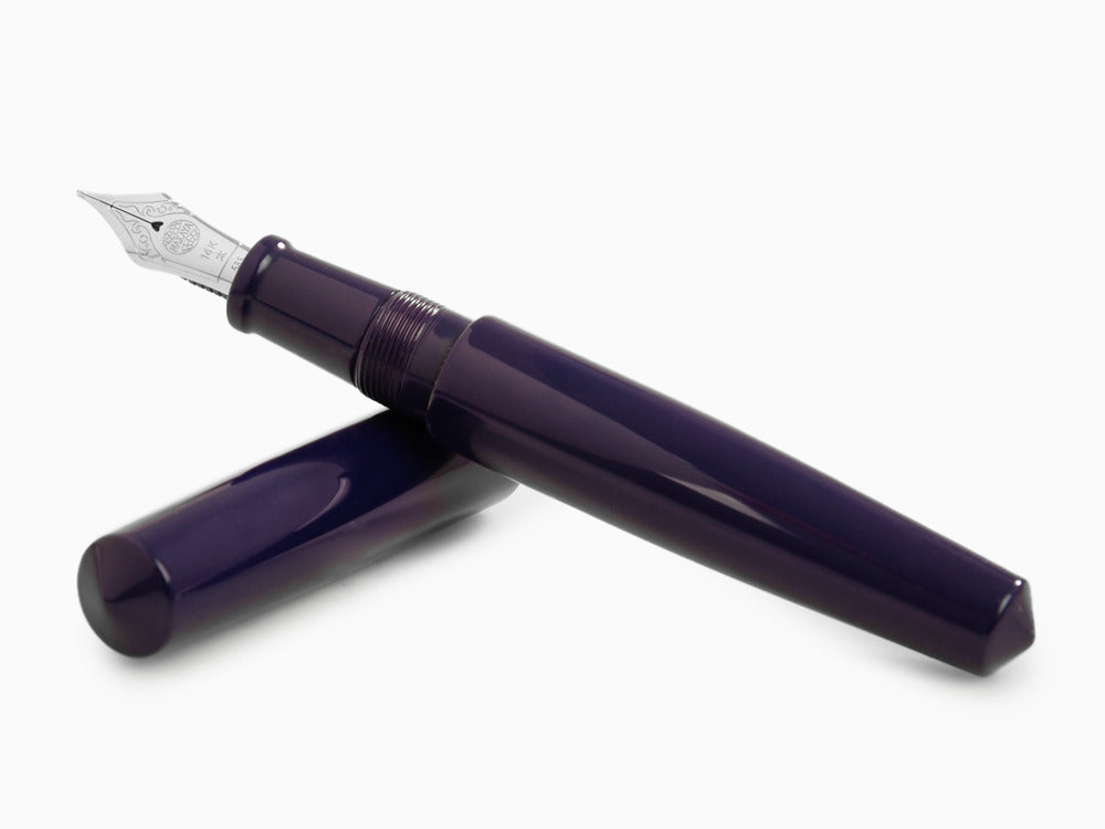 Nakaya Cigar Füllfederhalter 160mm., Shobu, Urushi, Rhodium