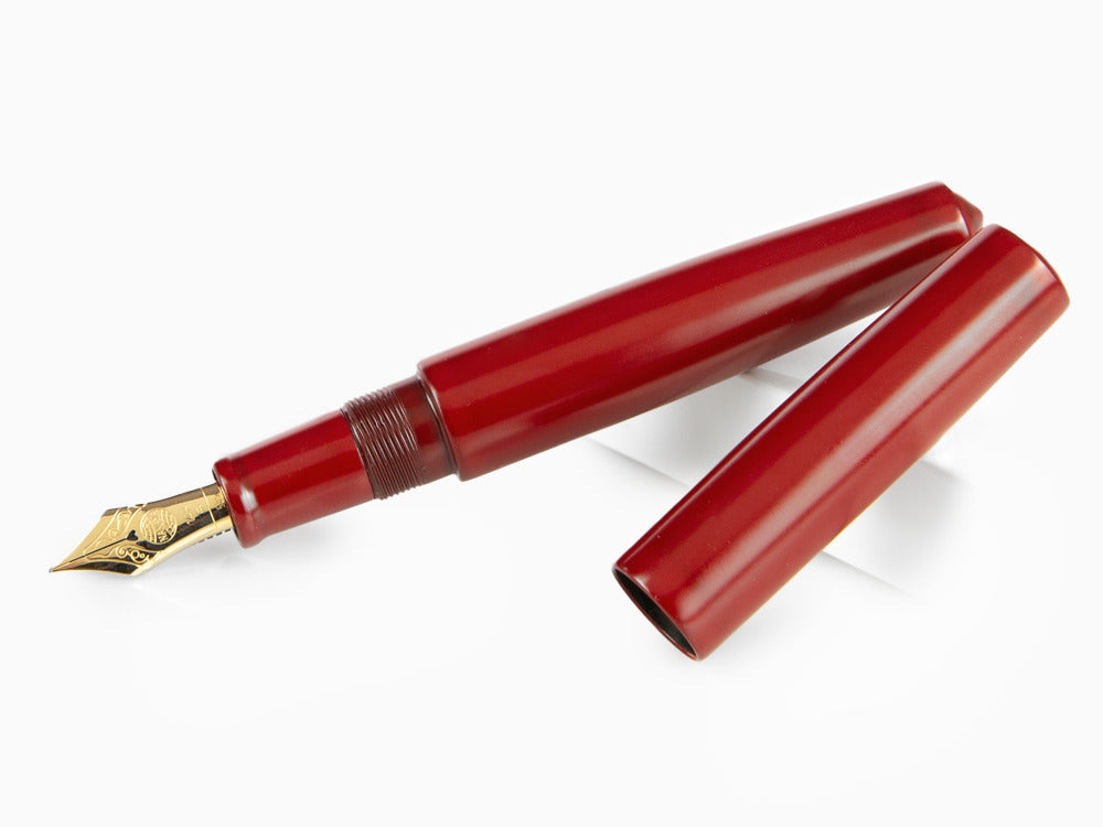 Nakaya Cigar Füllfederhalter Piccolo, Shu-nurippanashi,14k Gold
