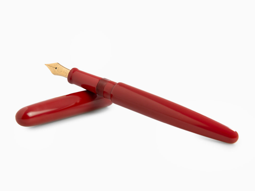 Nakaya Cigar Füllfederhalter Long, Shu, Ebonite, Ebonite, 14k Gold