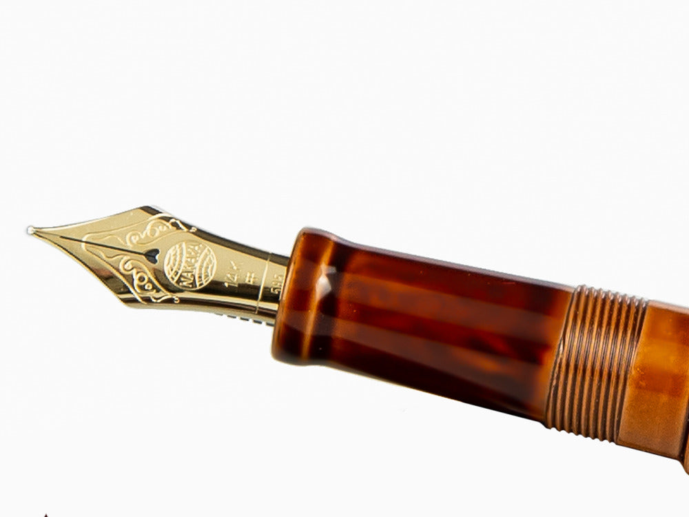 Nakaya Cigar Long Toki Tamenuri Füller, Naturkautschuk und Urushi Lack