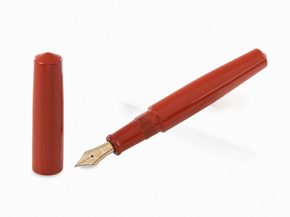 Nakaya Cigar Piccolo Arai Shu Füllfederhalter, Ebonite, Urushi Lack