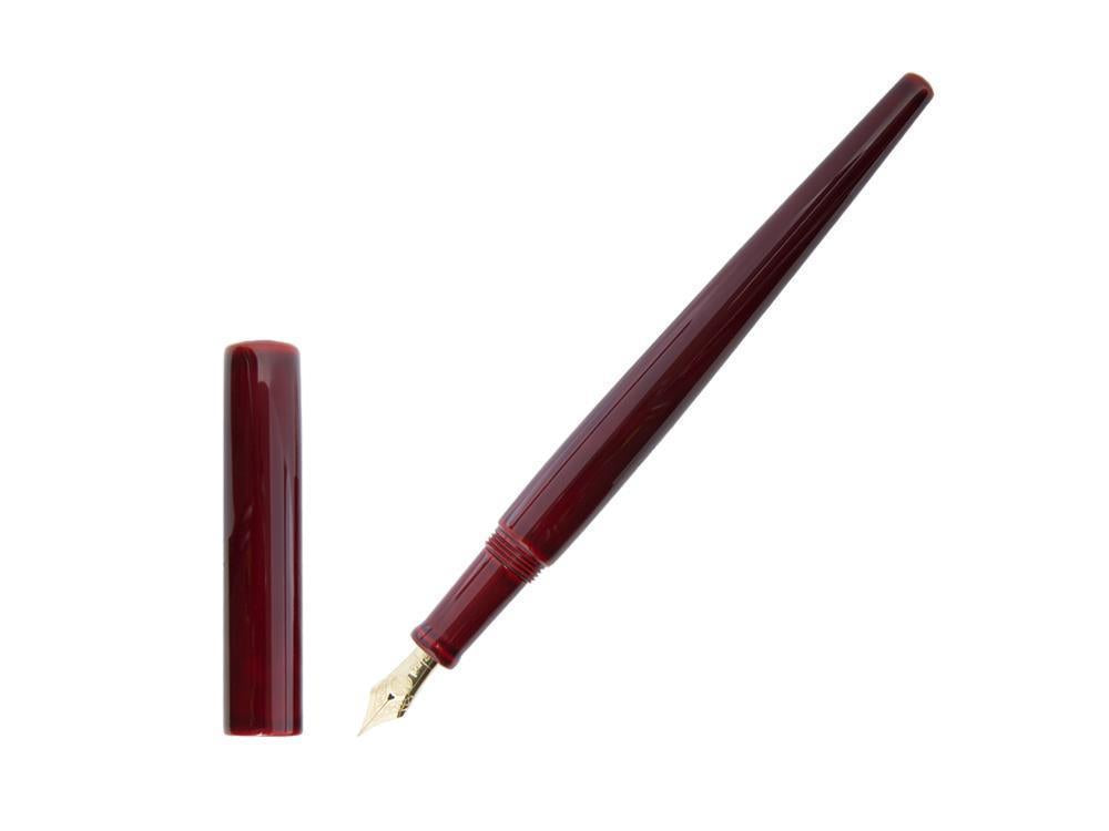 Nakaya Desk Füllfederhalter, Aka-Tamenuri, Naturkautschuk und Urushi