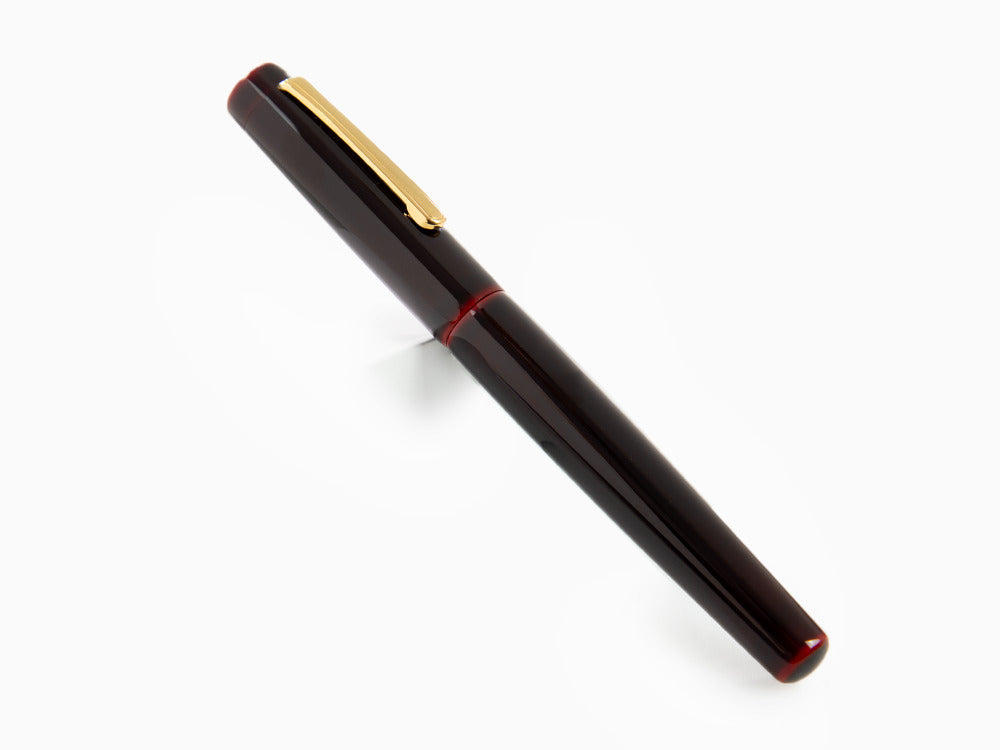Nakaya Neo-Standard Füllfederhalter, Aka-Tamenuri, 14k Gold bicolour