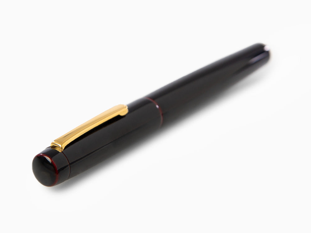 Nakaya Neo-Standard Kuro-Tamenuri Füllfederhalter, Ebonite Urushi Lack