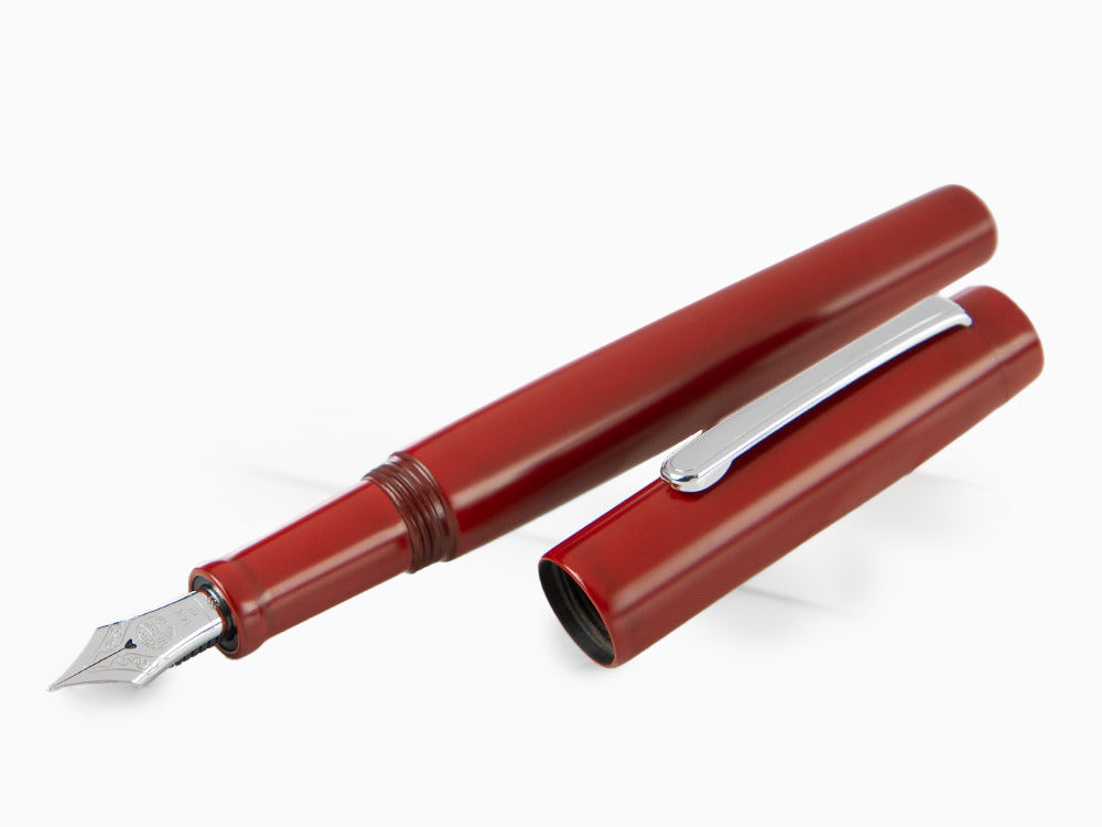 Nakaya Neo-Standard Füllfederhalter, Shu-nurippanashi, Rhodium